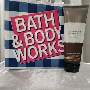 Bath & Body Works Leather & Brandy Body Cream - Brown